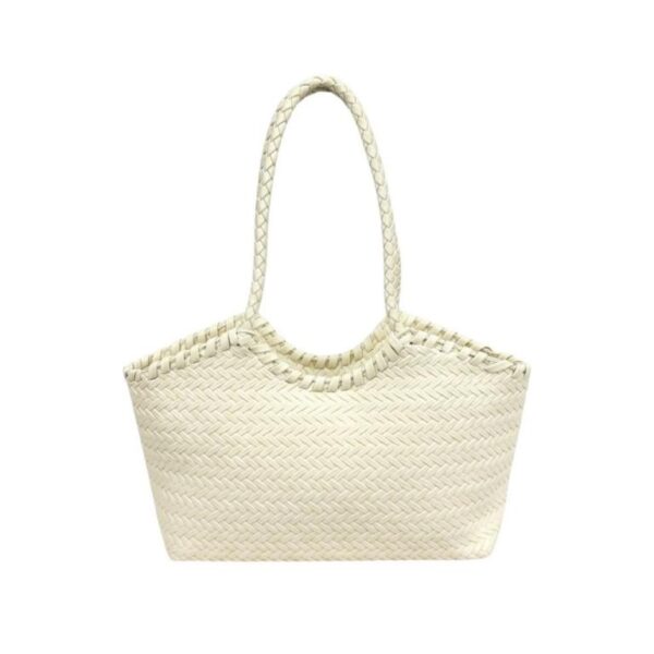 Bolso de Mano Sintético con Diseño Trenzado + Bolsito Bandolera para Mujer - Imagen 7
