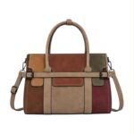 Bolso de Mano Sintético tipo Maletín con Diseño Multicolor y Frontal Decorativo Mujer - Imagen 6