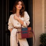 Bolso de Mano Sintético tipo Maletín con Diseño Multicolor y Frontal Decorativo Mujer - Imagen 2