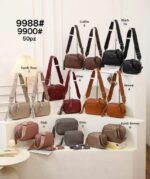 Juego 2 Bolsos Bandolera Maxfly de Mujer con Flecos Decorativos en la Cremallera y Gran Calidad - Imagen 2