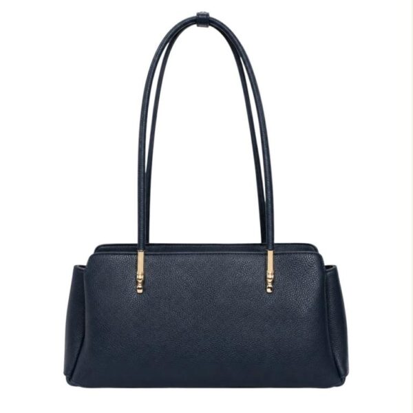 Bolso de Hombro Sintético tipo Bowling con Cremallera y 3 Compartimentos Internos para Mujer - Imagen 6