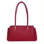 Bolso de Hombro Sintético tipo Bowling con Cremallera y 3 Compartimentos Internos para Mujer - Imagen 3