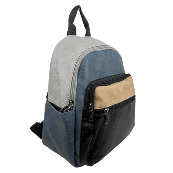 Mochila Sintética Multicolor Maxfly para Mujer con Múltiples Bolsillos Exteriores - Imagen 8