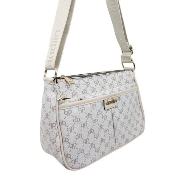 Bolso de Hombro Sintético para Mujer con 3 Bolsillos Exteriores con Cierre de Cremallera - Imagen 3