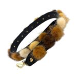 Asa para Bolso de Piel con Pompones Decorativos de Pelito - Imagen 6