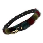 Asa para Bolso de Piel con Pompones Decorativos de Pelito - Imagen 8