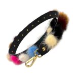 Asa para Bolso de Piel con Pompones Decorativos de Pelito - Imagen 9