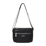 Bolso Bandolera Nylon Coveri Collection con Multicompartimentos y Cremallera para Mujer - Imagen 4