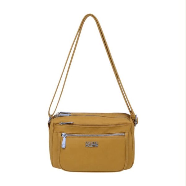 Bolso Bandolera Nylon Coveri Collection con Multicompartimentos y Cremallera para Mujer - Imagen 2