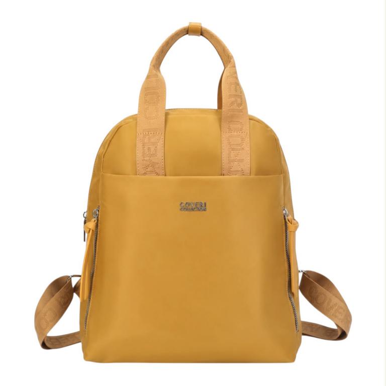 CGCC5056-63-Amber Mochila en Tela Nylon Coveri Collection con 4 Bolsillos Exteriores y Gran Capacidad Mujer - Imagen 1