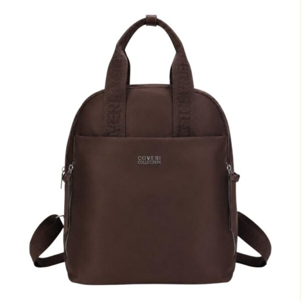 Mochila en Tela Nylon Coveri Collection con 4 Bolsillos Exteriores y Gran Capacidad Mujer - Imagen 3