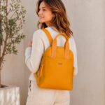 Mochila en Tela Nylon Coveri Collection con 4 Bolsillos Exteriores y Gran Capacidad Mujer - Imagen 2