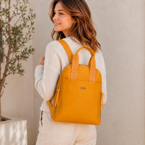 Mochila en Tela Nylon Coveri Collection con 4 Bolsillos Exteriores y Gran Capacidad Mujer - Imagen 2