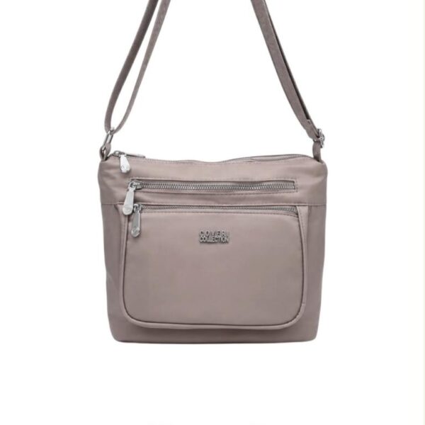 Bolso de Hombro Nylon Coveri Collection con 5 Bolsillos con Cremallera para Mujer - Imagen 2