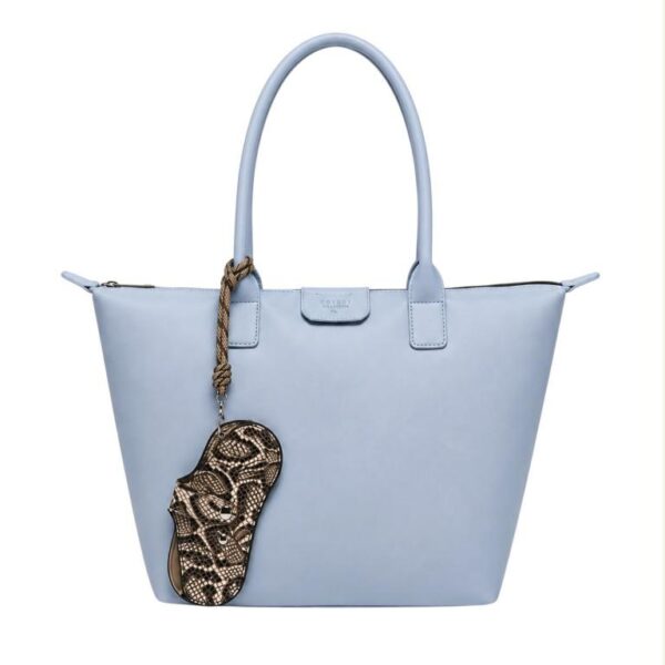 Bolso de Hombro Coveri Collection en Nylon con Monedero Extra Diseño Serpiente Mujer - Imagen 7