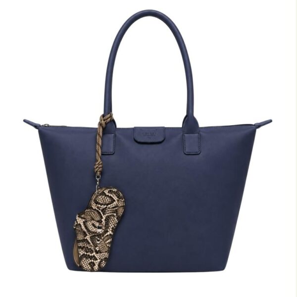 Bolso de Hombro Coveri Collection en Nylon con Monedero Extra Diseño Serpiente Mujer - Imagen 8
