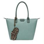 Bolso de Hombro Coveri Collection en Nylon con Monedero Extra Diseño Serpiente Mujer - Imagen 9