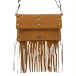Bolso Bandolera Sintético Coveri Collection con Flecos, Piedras Frontales y Bolsillo Trasero Mujer - Imagen 5