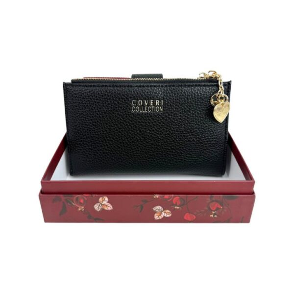 Cartera Sintética de Mujer Coveri Collection con Caja, Bolsillo Interno y Espacio para Tarjetas - Imagen 7