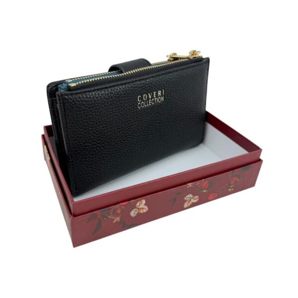 Cartera Sintética de Mujer Coveri Collection con Caja, Bolsillo Interno y Espacio para Tarjetas - Imagen 8