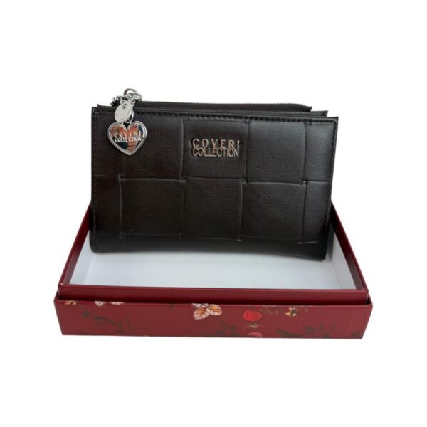 Cartera Sintética de Mujer Coveri Collection con Caja, Bolsillo con Cremallera y Espacio para Tarjetas - Imagen 6