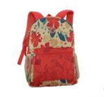 Mochila Escolar Juvenil con Diseño Floral Colorido, Compartimentos Laterales y Bolsillo Frontal - Imagen 4