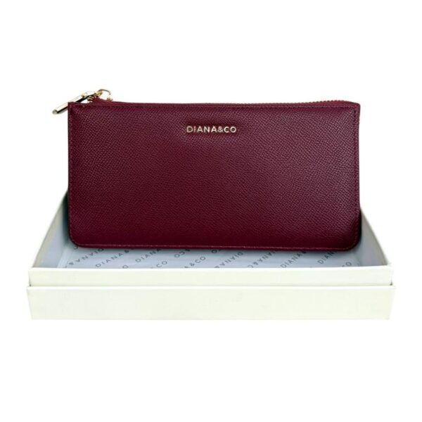 Cartera Larga Sintética Diana & Co Firenze con Caja y 3 Compartimentos para Mujer - Imagen 3