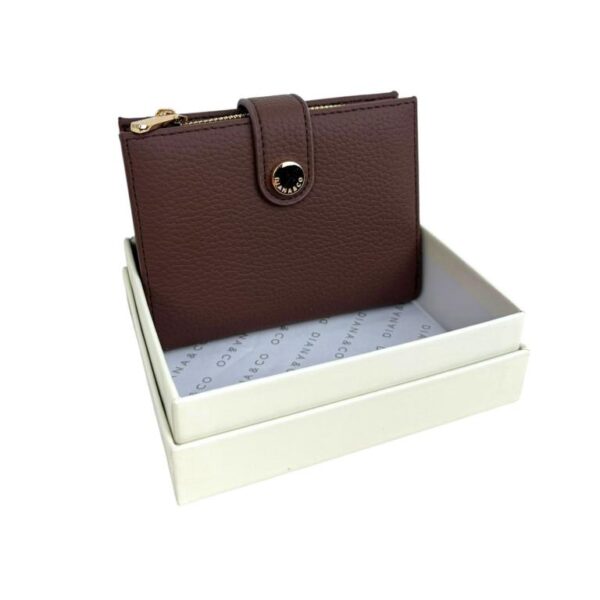 Monedero Sintético Diana & Co Firenze con Caja y Tarjetero Extraíble con Bolsillo para Mujer - Imagen 5