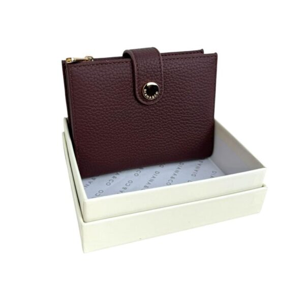 Monedero Sintético Diana & Co Firenze con Caja y Tarjetero Extraíble con Bolsillo para Mujer - Imagen 3
