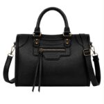 Bolso de Mano Sintético Grande con Bolsillos Exteriores y Cremalleras Originales para Mujer - Imagen 6