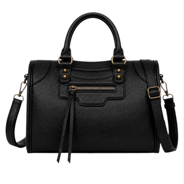 Bolso de Mano Sintético Grande con Bolsillos Exteriores y Cremalleras Originales para Mujer - Imagen 6