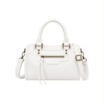 Bolso de Mano Sintético y Compacto con Bolsillos Exteriores y Cremalleras Originales para Mujer - Imagen 7