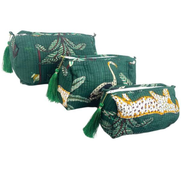Pack 3 Neceseres Acolchado, Artesanal y Exclusivos de Algodón para Mujer - Imagen 10