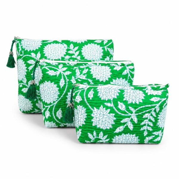 Pack 3 Neceseres Acolchado, Artesanal y Exclusivos de Algodón para Mujer - Imagen 32