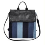Amplia Mochila Sintética de Mujer con Diseño Multicolor, Gran Calidad y Bolsillos Exteriores - Imagen 6