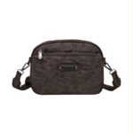 Bolso Bandolera Sintético Acolchado con Agarres Laterales y Bolsillos Exteriores para Mujer - Imagen 5