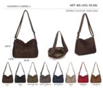 Bolso de Hombro en Tela Nylon para Mujer Nazareno Gabrielli con 3 Bolsillos Exteriores - Imagen 9