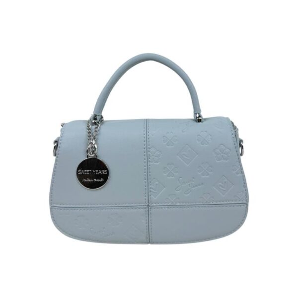 Bolso de Mano Sintético Sweet Years con Diseño de Cuadrados y Bolsillo Trasero de Mujer - Imagen 4