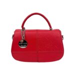 Bolso de Mano Sintético Sweet Years con Diseño de Cuadrados y Bolsillo Trasero de Mujer - Imagen 7