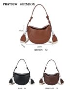 Bolso de Mano Sintético para Mujer con Solapa de Imán y Asa Ajustable tipo Cinturón - Imagen 6