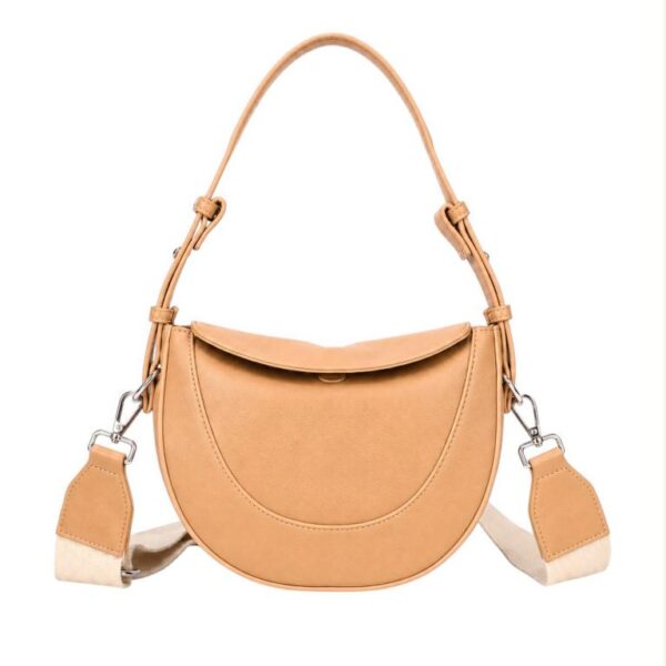 Bolso de Mano Sintético para Mujer con Solapa de Imán y Asa Ajustable tipo Cinturón - Imagen 5