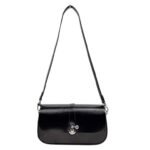 Bolso Bandolera Sintético para Mujer con Solapa Manivela de Giro y Asa Larga Removible - Imagen 7