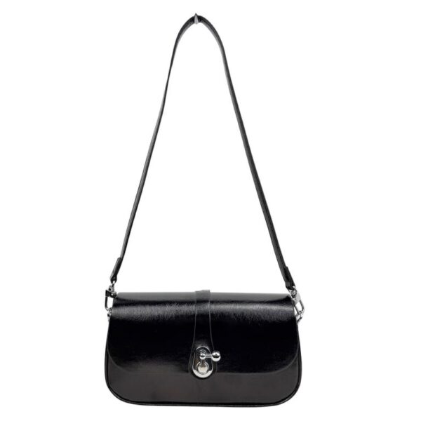 Bolso Bandolera Sintético para Mujer con Solapa Manivela de Giro y Asa Larga Removible - Imagen 7