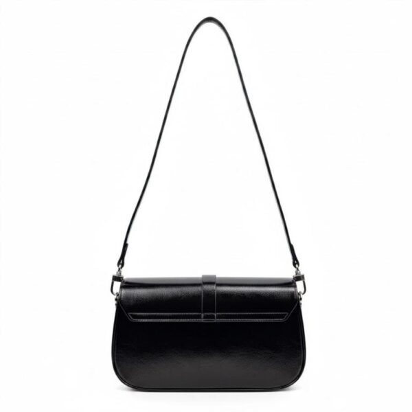 Bolso Bandolera Sintético para Mujer con Solapa Manivela de Giro y Asa Larga Removible - Imagen 8