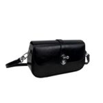 Bolso Bandolera Sintético para Mujer con Solapa Manivela de Giro y Asa Larga Removible - Imagen 9