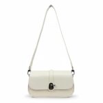Bolso Bandolera Sintético para Mujer con Solapa Manivela de Giro y Asa Larga Removible - Imagen 4