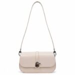 Bolso Bandolera Sintético para Mujer con Solapa Manivela de Giro y Asa Larga Removible - Imagen 5