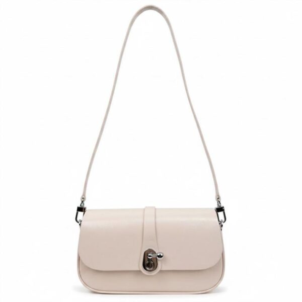 Bolso Bandolera Sintético para Mujer con Solapa Manivela de Giro y Asa Larga Removible - Imagen 5
