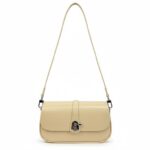 Bolso Bandolera Sintético para Mujer con Solapa Manivela de Giro y Asa Larga Removible - Imagen 3
