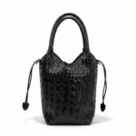 Bolso de Mano Sintético con Diseño Trenzado y Saco Interno Cosido de Cuerdas para Mujer - Imagen 6